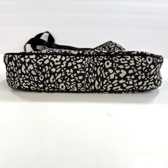 Vera Bradley Nylon Crossbody Purse Black & White Animal Print Lighten Up Slim - Picture 11 of 16